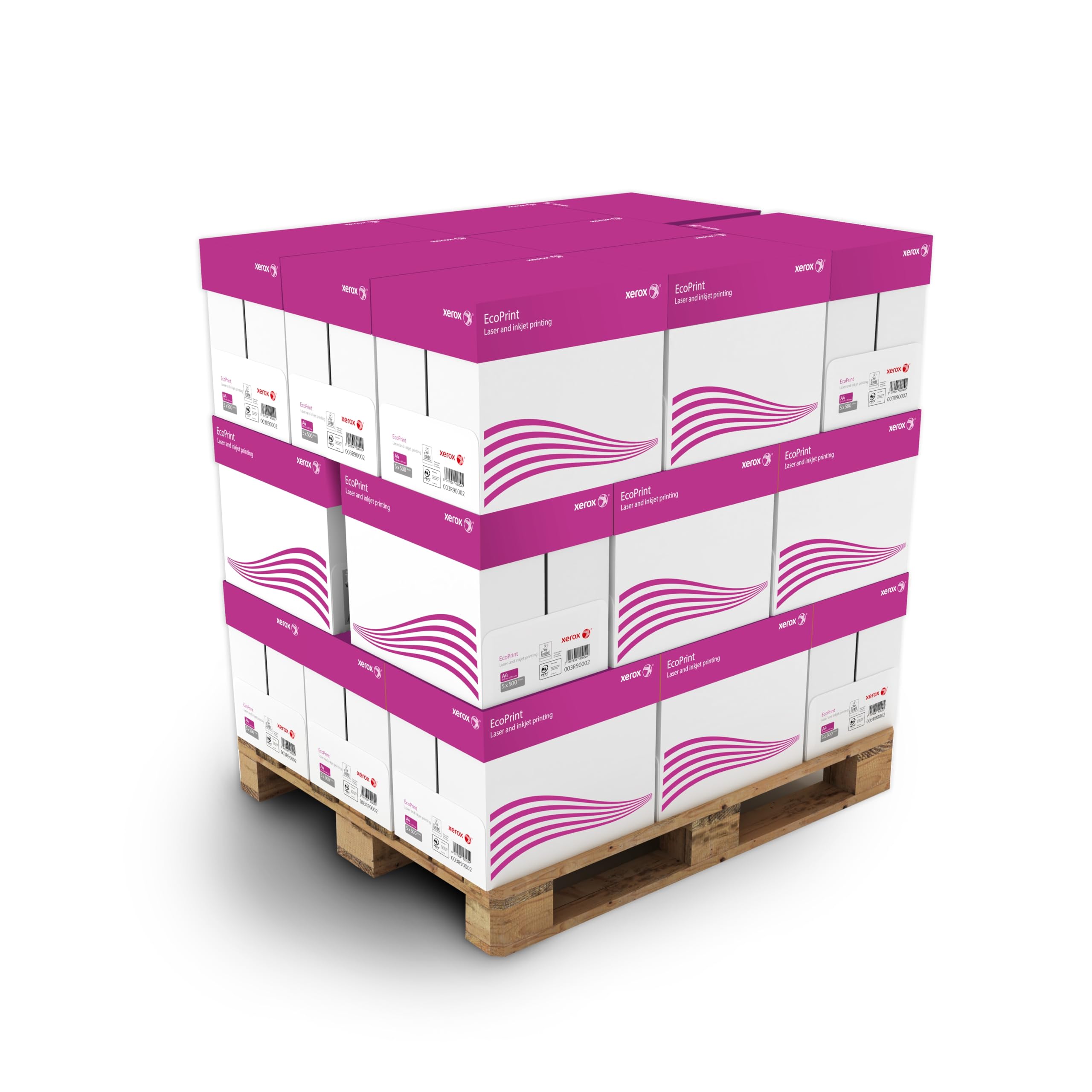 Xerox EcoPrint Kopierpapier, 75g/m², A4, weiß, holzfrei ECF - 24 Kartons, 120 Packungen, 60.000 Blatt