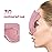 Sleep Eye Mask for Men Women, Lash Extensions 3D Sleeping Mask, Travel Blackout Night Blindfold Eye Shade Cover with Adjustable Strap (Pink-3D)