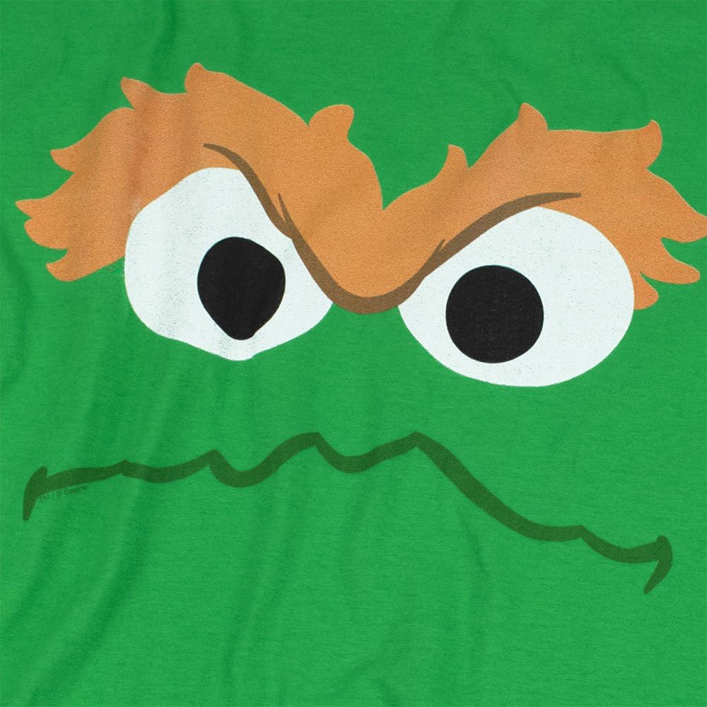 Sesame Street Oscar The Grouch Face T Shirt - Image 3