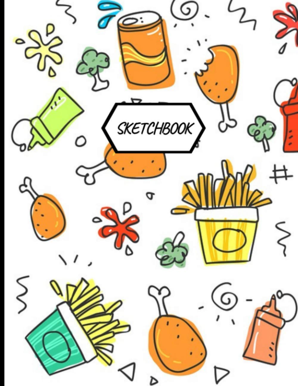 Sketch Book: Drawing Pad Lunch Ideas Cover for Children Kids Drawing,Sketching,Painting,Writing 8.5x11 (Notebook for School and Studying)