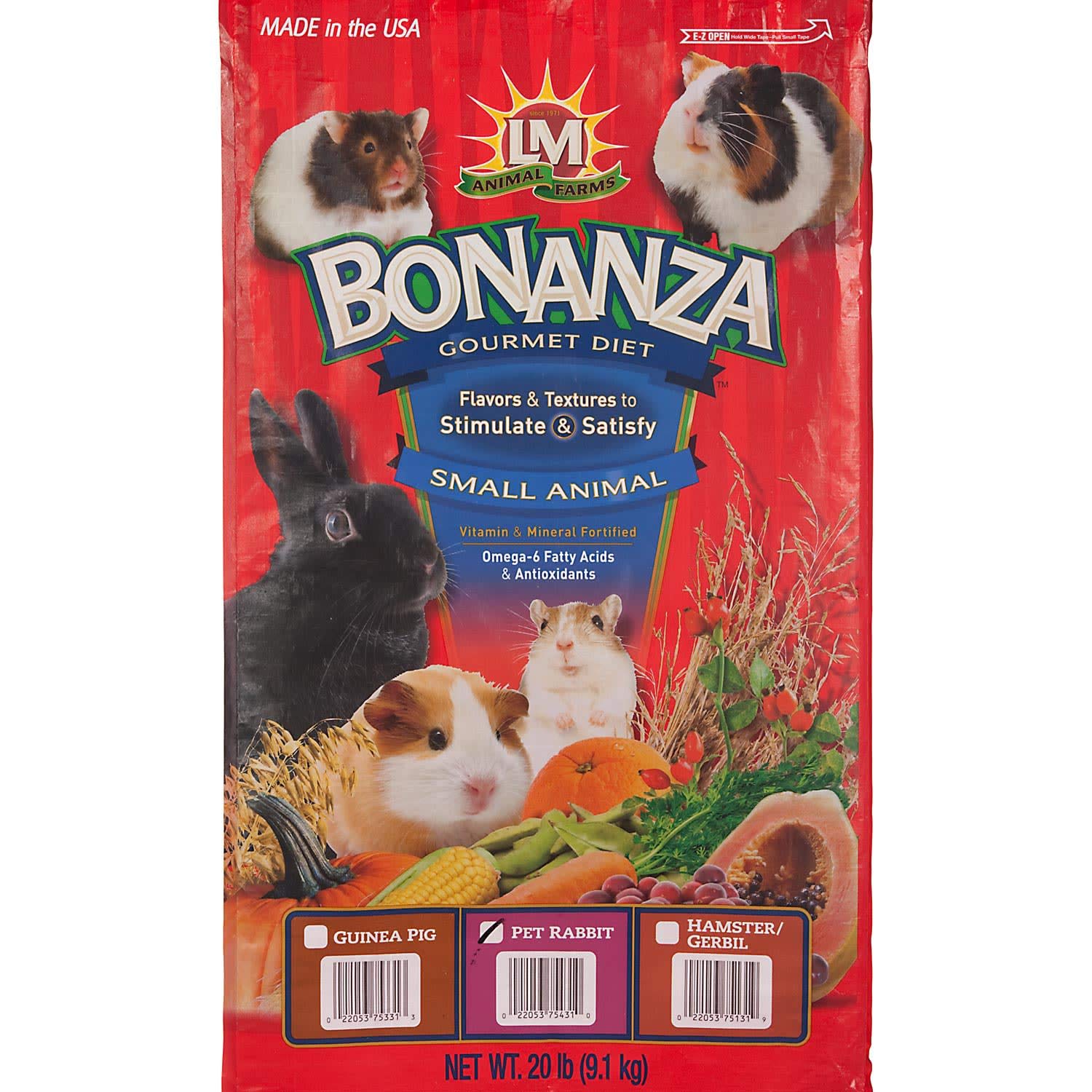 Bonanza Bounti-Buffet Rabbit Superior Gourmet Food (20 lbs.)