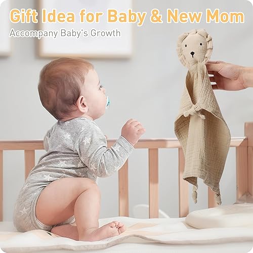 Miniatura 2 de Manta de seguridad de muselina de algodón suave y transpirable para recién nacido, para bebé niño y niña, género neutro. Tela de muselina para