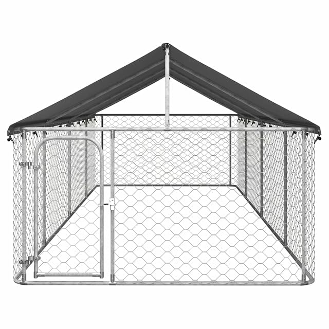 Foto 2 de 6 de BaraSh Perrera de Exterior perreras para Perros casa de Perro Jaula de Perro Perrera de Exterior con tejado…