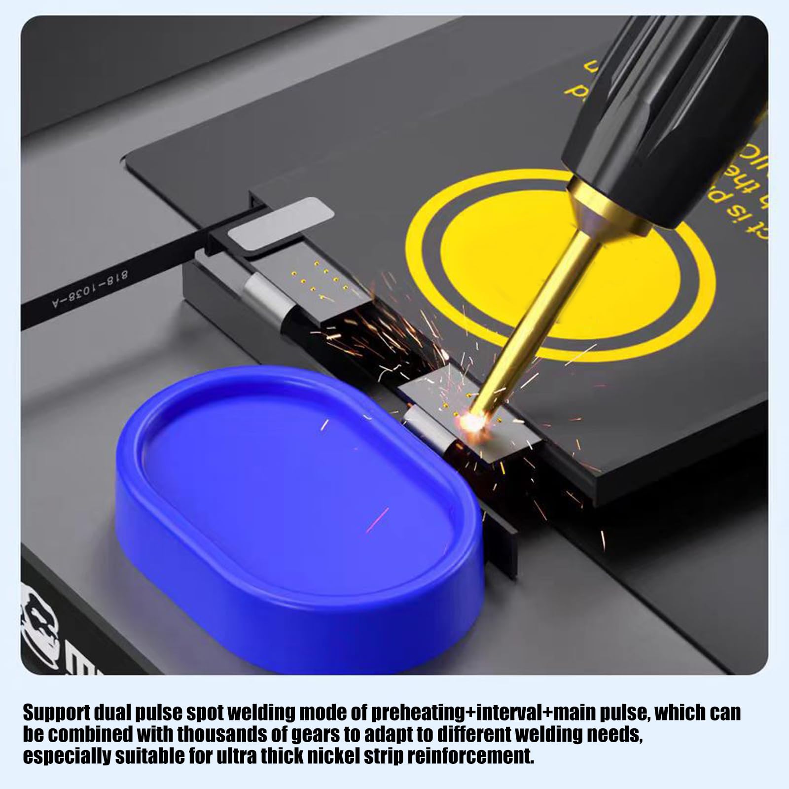Saldatore multifunzione W09 5500W 1100A per saldatura batterie | Riparazione professionale del nichel della scheda controllo del gruppo batteria da 5500 W 1100 A con