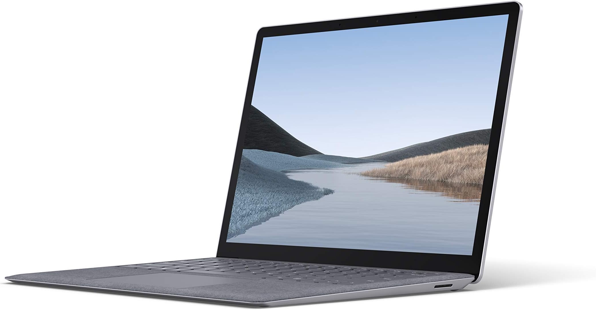 Microsoft Surface Laptop 3 – 13.5" Touch-Screen – Intel Core i5 - 8GB Memory - 128GB Solid State Drive (Latest Model) – Platinum with Alcantara (Renewed)