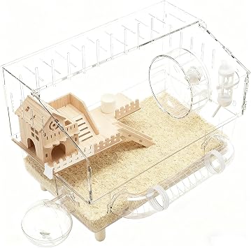 Hamster Cage 2-Layer Clear Breeding House