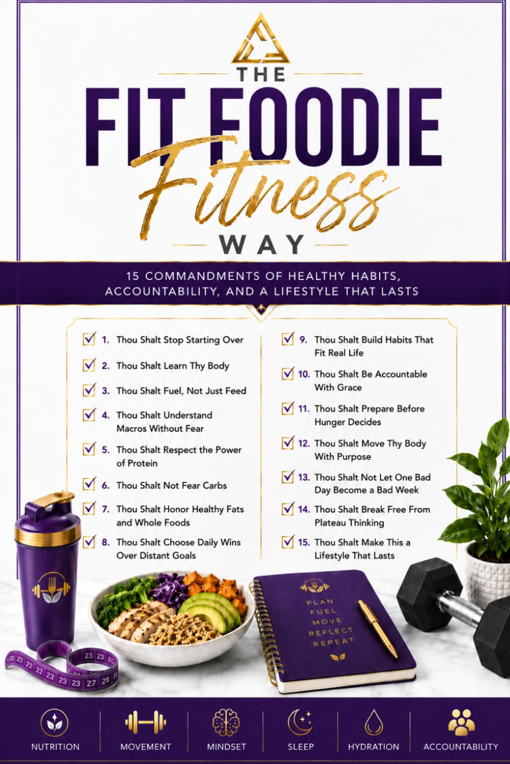 The Fit Foodie Fitness Way: 15 Commandments of Healthy Habits, Accountability, and a Lifestyle that Lasts