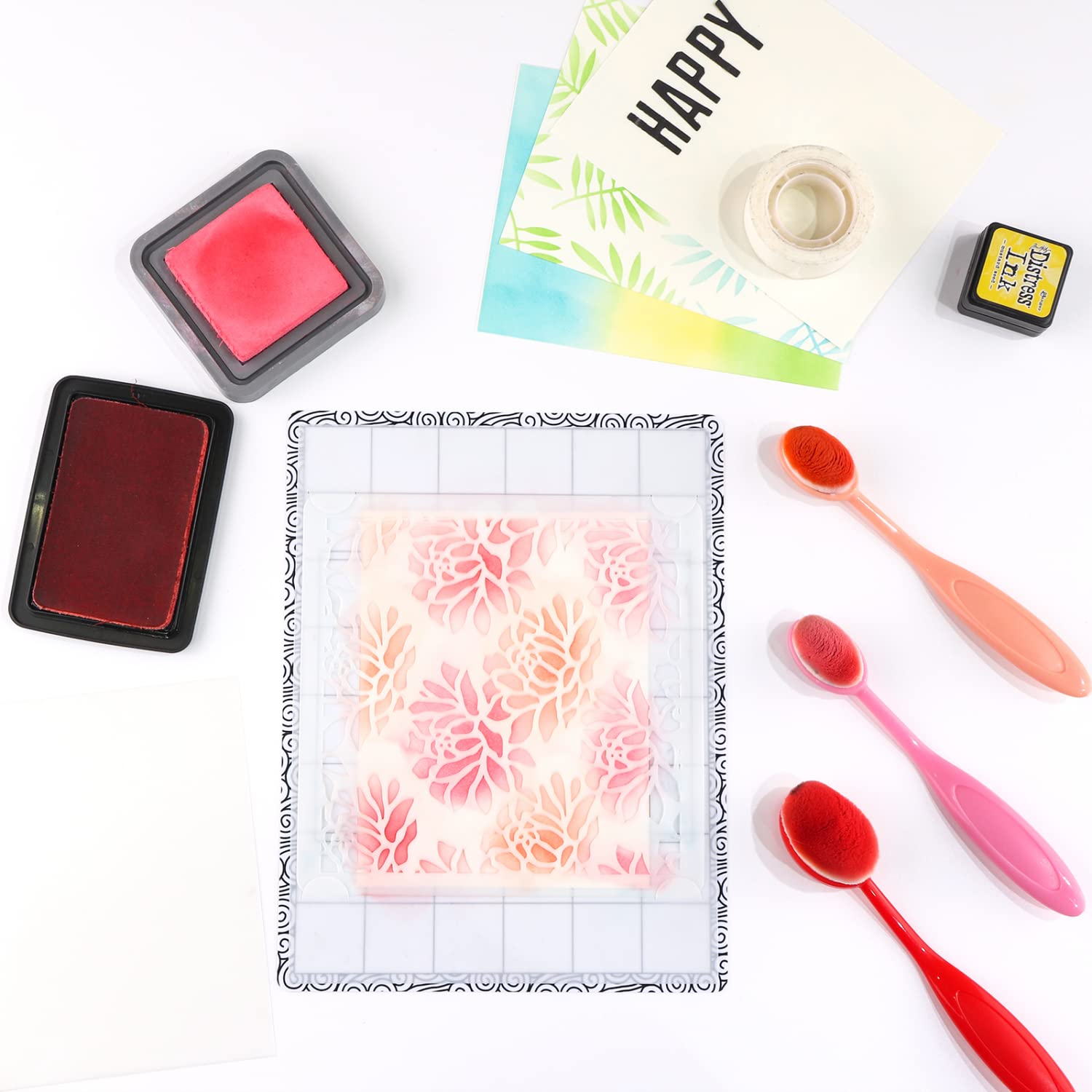 Stick & Stamp Mat - Perfect for Scrapbooking & Stamping -8 Stick & Stamp Mat - Perfect for Scrapbooking & Stamping -8