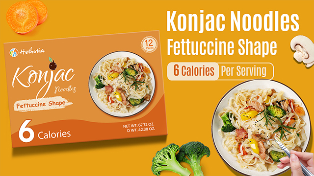 Amazon.com : Hethstia Shirataki Noodle, 12 Packs Konjac Fettuccine