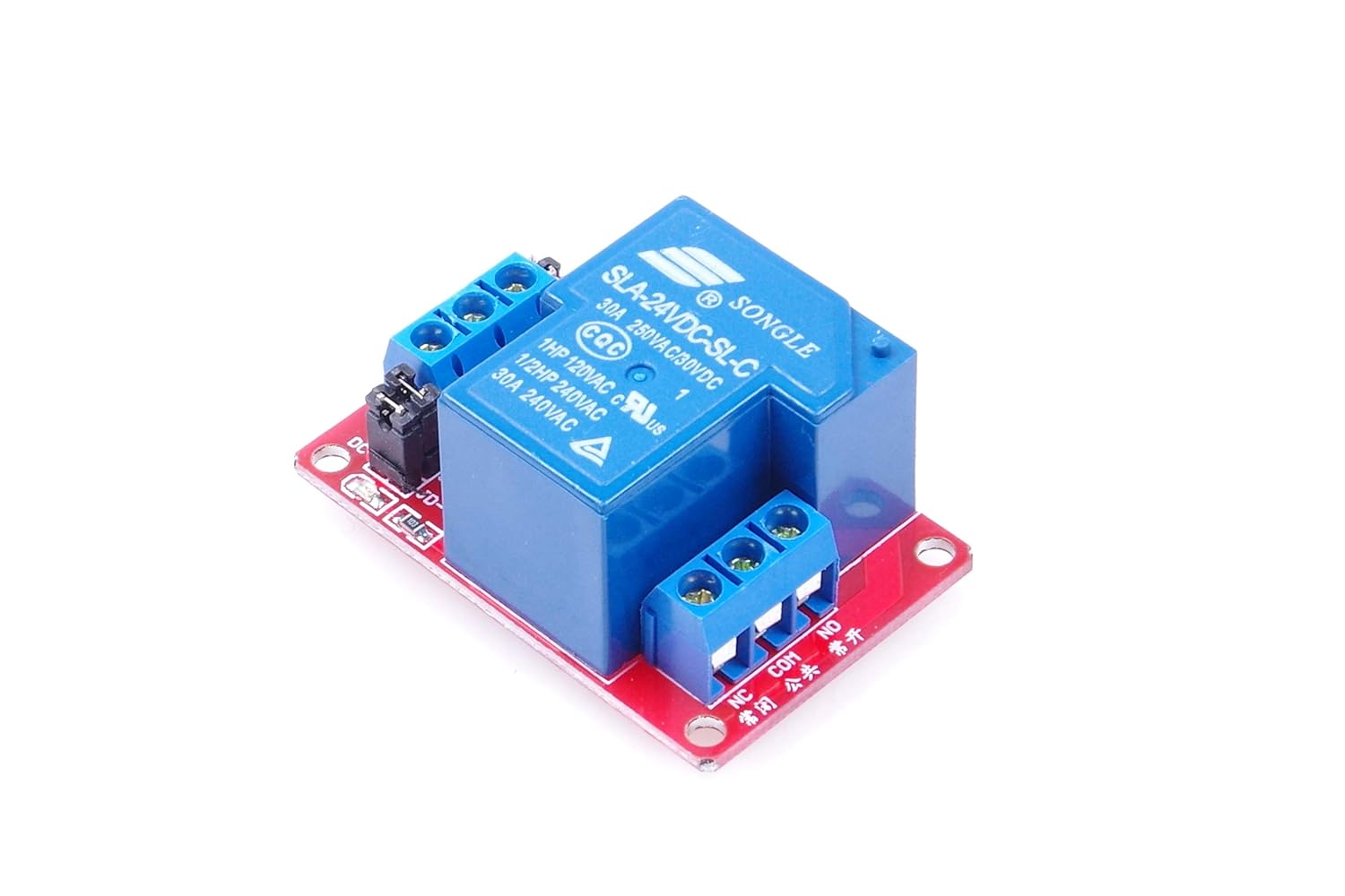 DC 12V 30A 8-Channel Relay Module High Or Low Level Triggering with Optocoupler Isolation Load 30A DC 30V AC 250V for PLC Automation Control, Industrial System Control (8-CH 12V)