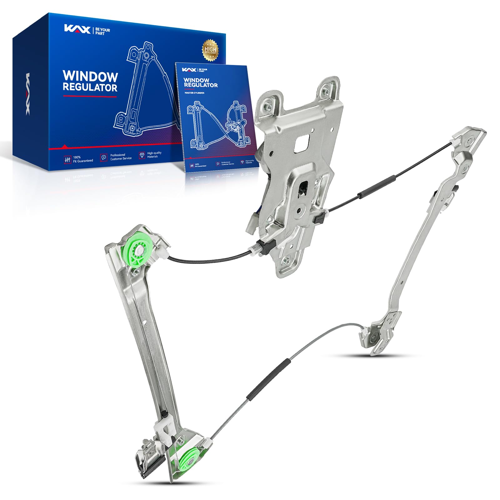 KAX Front Right Power Window Regulator w/Motor Fit for Equinox 2012-2017