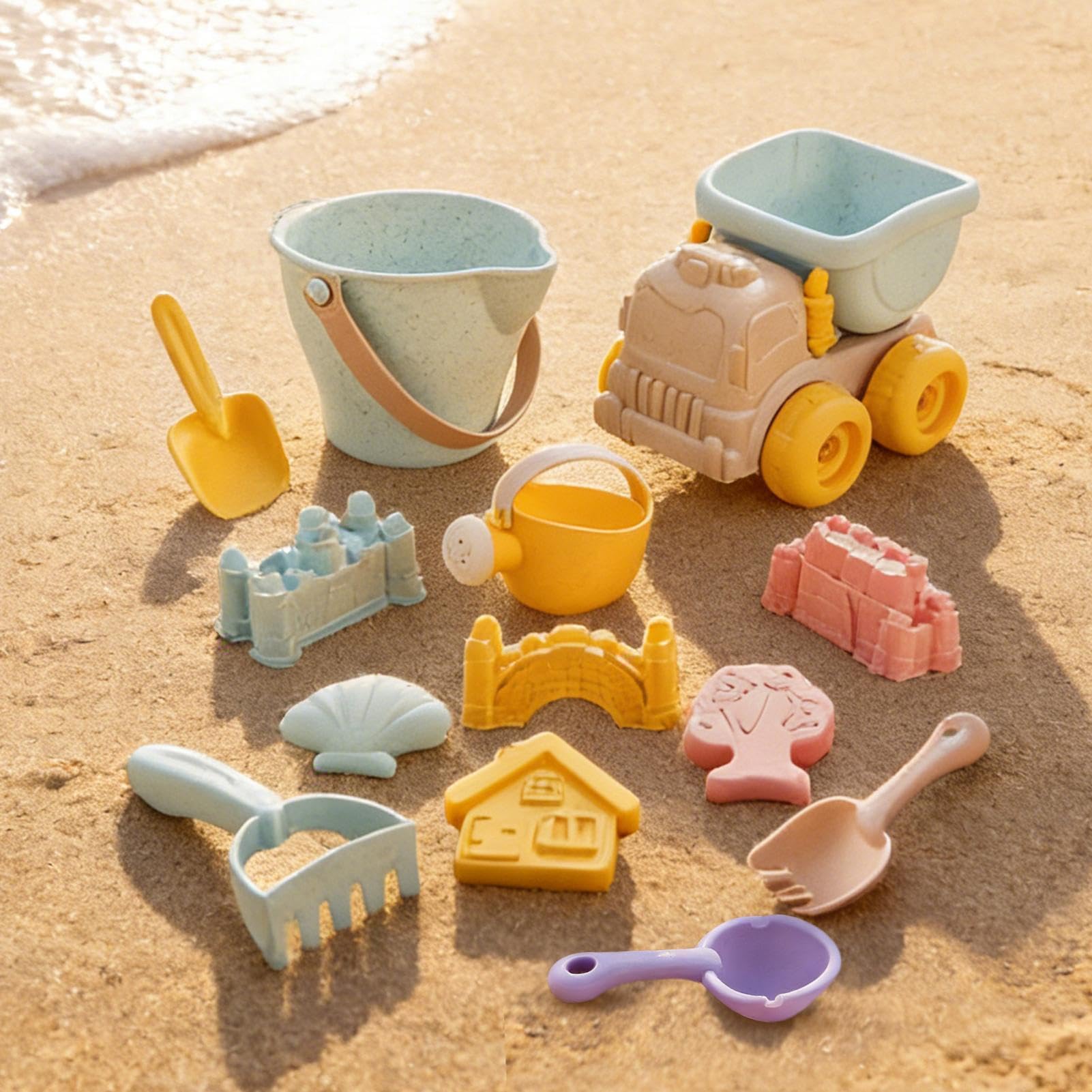 Générique De Sable Coffret Ludique Portable avec Pelles et Seau