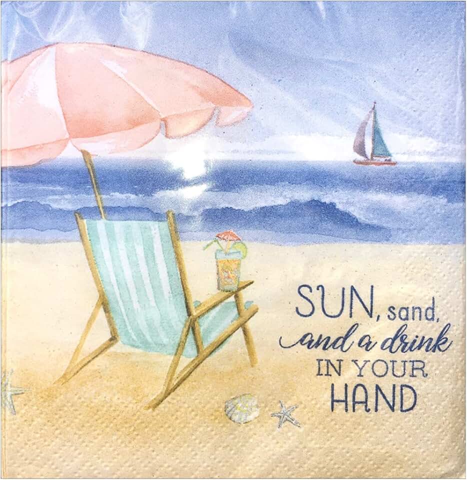 coastal paper napkins