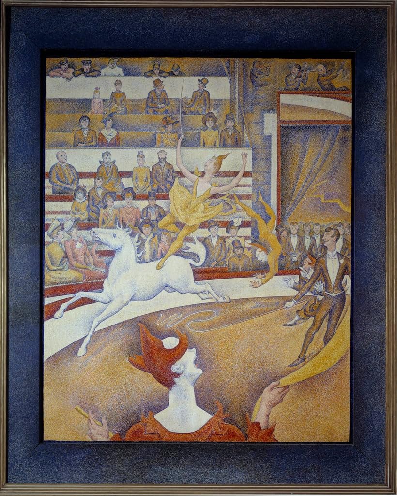 Poster Seurat Le Cirque de SERENDIPITP, impression haute définition sur toile