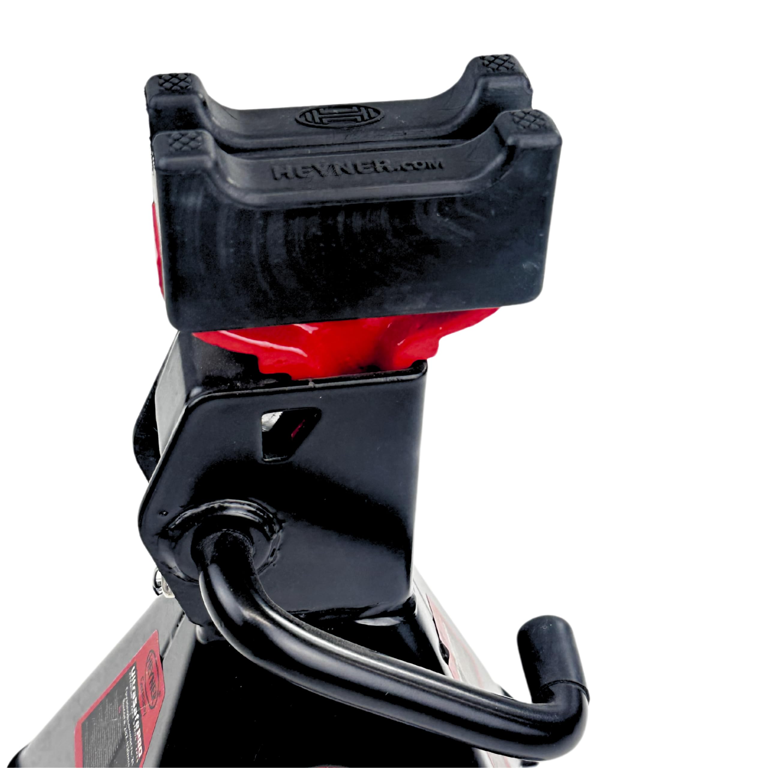 HEYNER Soporte de Gato Elevador Coche de Eje Resistente de 6 Toneladas, 6000 kg para Autocaravana, con Almohadillas de Goma Extra Estables, par H347470+RL