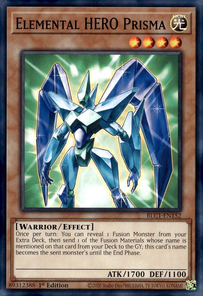 YU-GI-OH! Elemental Hero Prisma - BLC1-EN152 - Common - 1st Edition