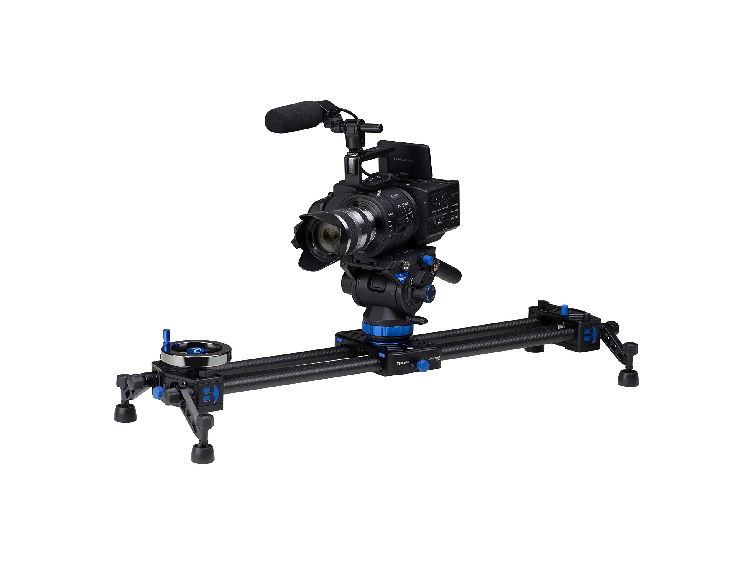 C12D6 Rail de travelling carbone 600mm Benro MoveOver12