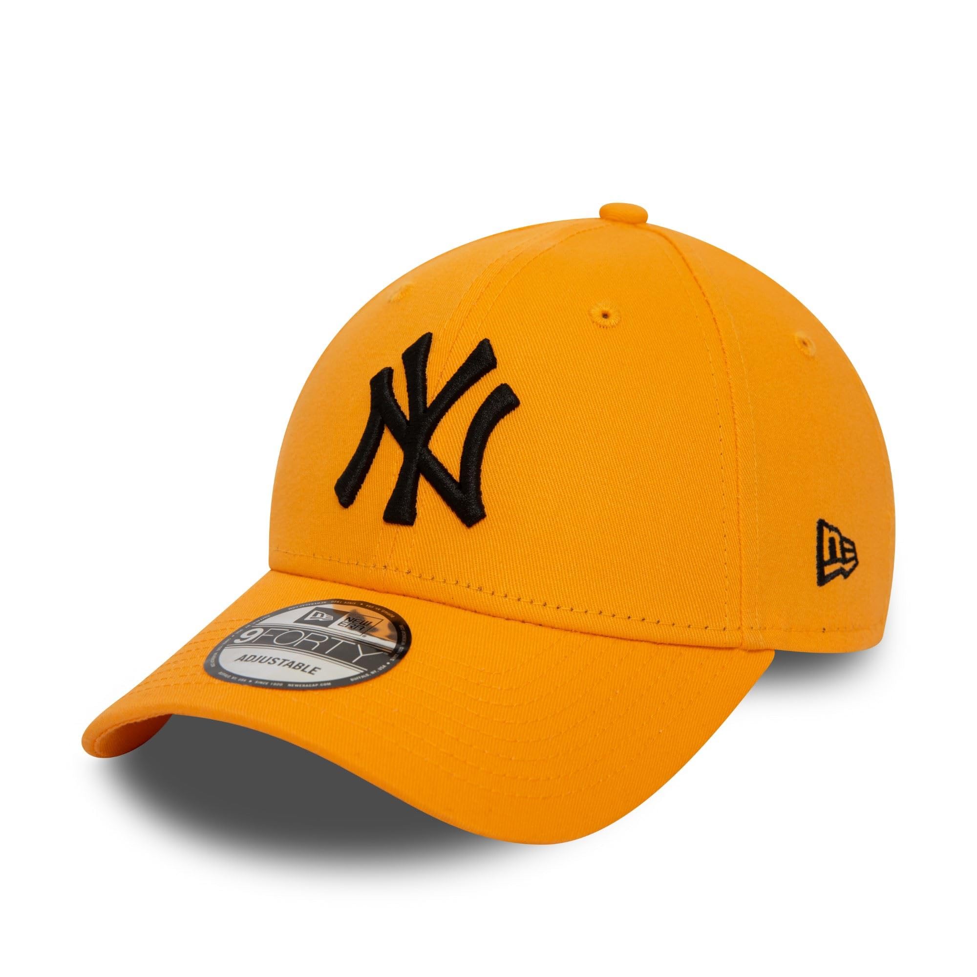 New Era MLB hat New York Yankees Curved Visor Adjustable Buckle Cap NY Yellow Black