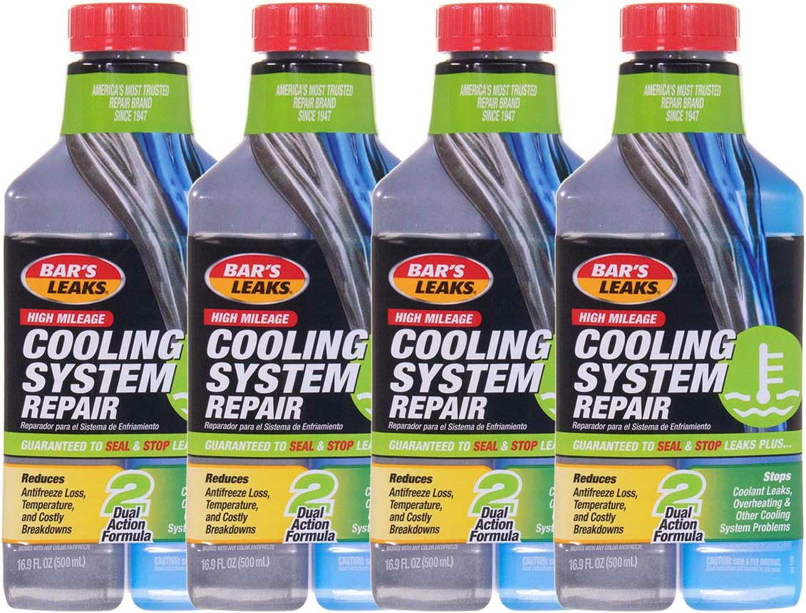 Bar's Leaks High Mileage Cooling System Repair - 16.9 oz. (Pack of 4),1150-4PK