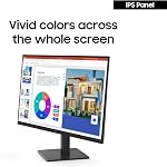 Moniteur Samsung 27 po FHD Écran Plat Panneau IPS 5 ms avec Taux de Rafraîchissement de 120 Hz, Mode Image de Jeu et Design Super Mince (LS27F320GANXZA) - [Version Canada]