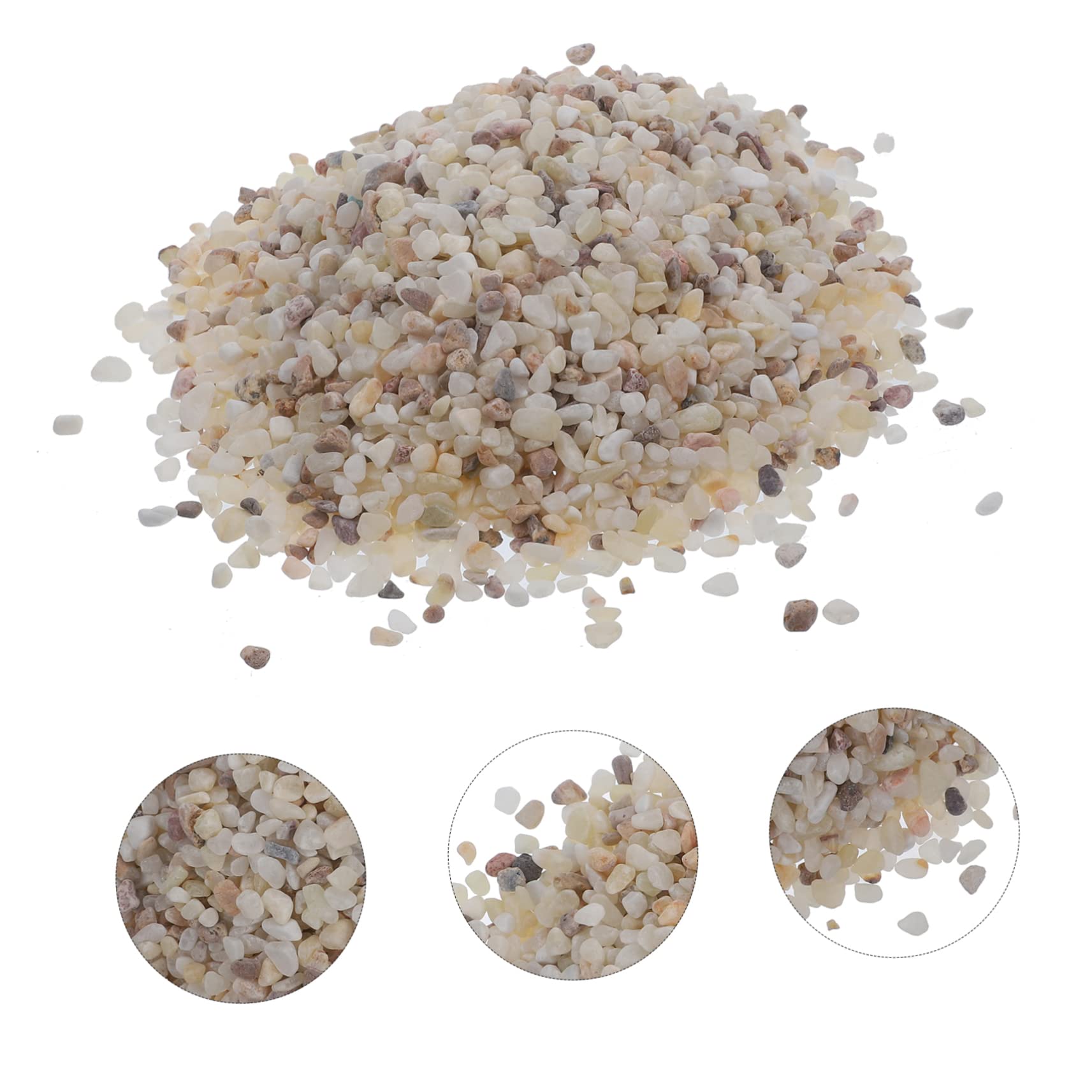 Aquarium Rocks Gravier Aquarium Galets Décoratifs Naturels Polis Petits pour Aquariums