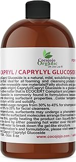Dr Joe Lab Capryl Glucoside Liquid Surfactant - Caprylyl Natural, Plant Derived - DIY Skin Care - Shower Gels, Foaming, Body Soap, Shampoos Baby Products Face Cleansers - COCOJOJO (8 oz)