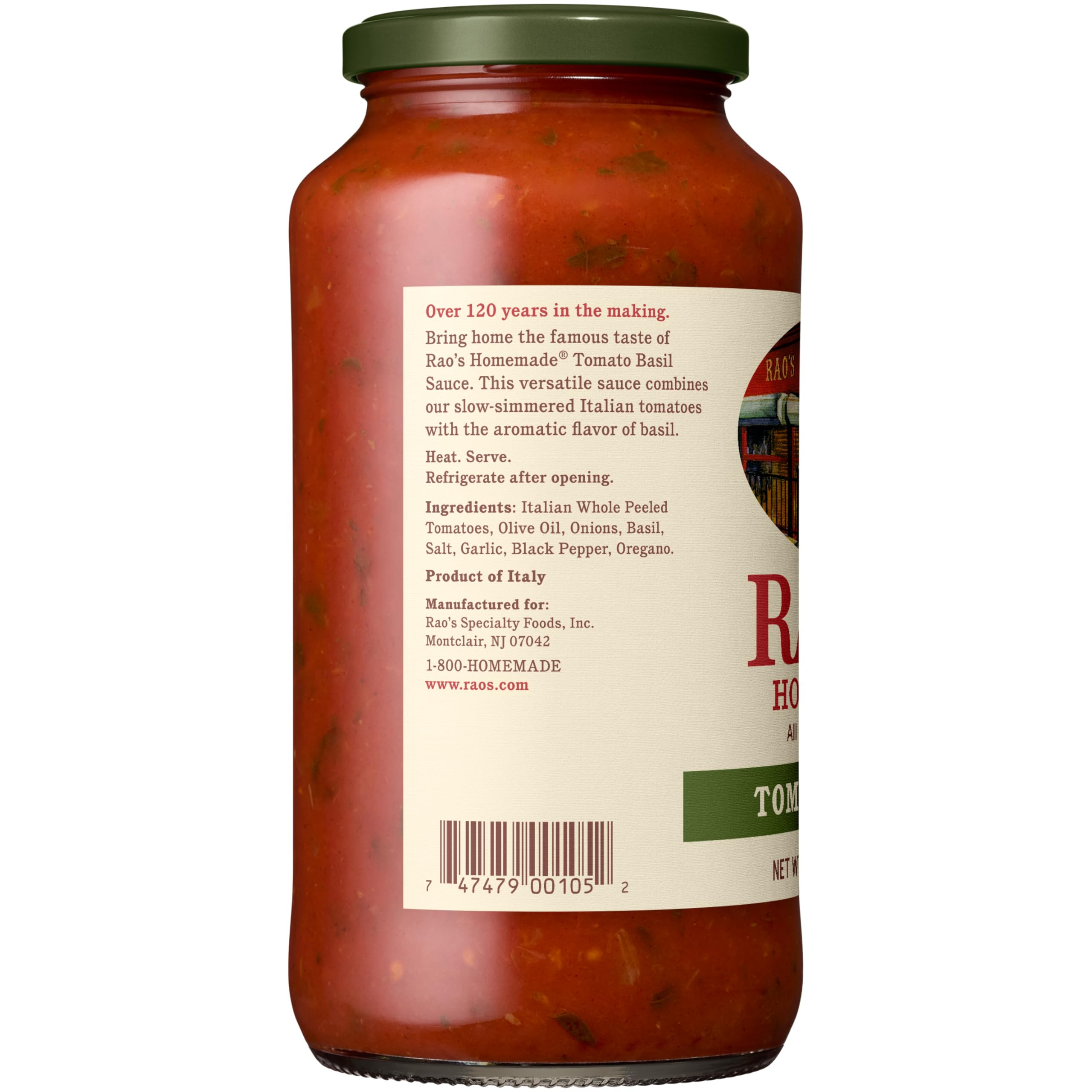Rao's Homemade Tomato Basil Sauce (12x24oz )