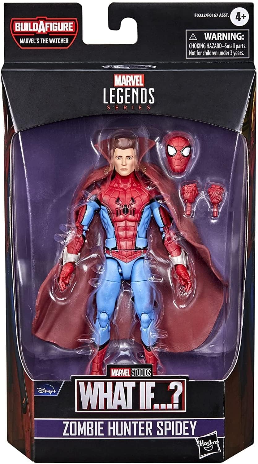 Avengers Marvel Legends Series 6-inch Scale Action Figure Toy Zombie Hunter Spidey, Premium Design, 1 Figure, 3 Accessories, and Build-a-Figure Part - Image 3