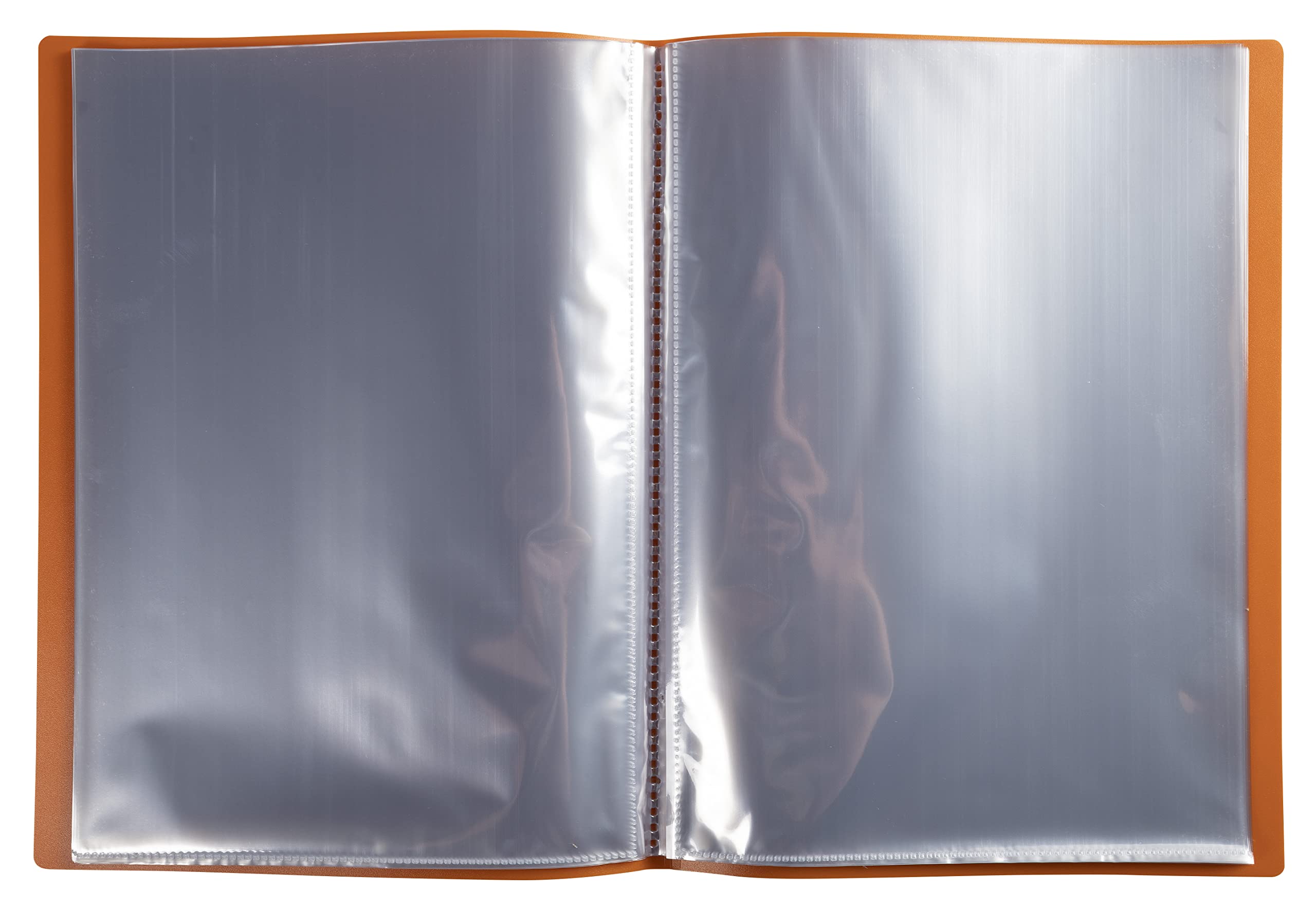 Exacompta - Réf. 88740E - Paquet de 4 Protège-documents Maïa - 40 pochettes cristal lisse - 80 vues - pour A4 - dim 24 x 32 cm - couverture en polypro recyclé semi-rigide - 4 couleurs assorties