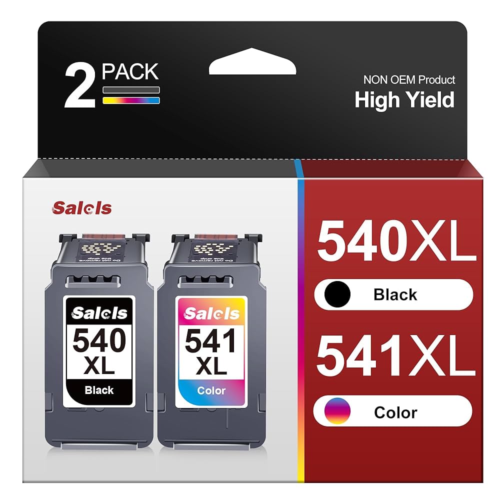 Canon Ink & Paper Multipack - PG-540/CL-541 Genuine Printer Ink Cartridges 2 Pack (1 x Black, 1 x Colour) & 4x6 Photo Paper (50 x Sheets) For PIXMA TS5150, TS5151, MG3650s, MG4250, TS5100