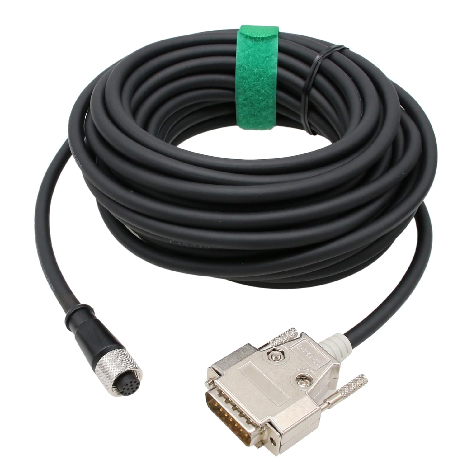 Cognex in-Sight 7000 8000 M12 A-Coded 12 Pin Female to DB15 RS-232 Data Cable 5m