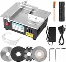 Mini Sega Da Banco 96W Con 4 Lame - Perfetta Per Modellismo E Fai Da Te - Foto 9