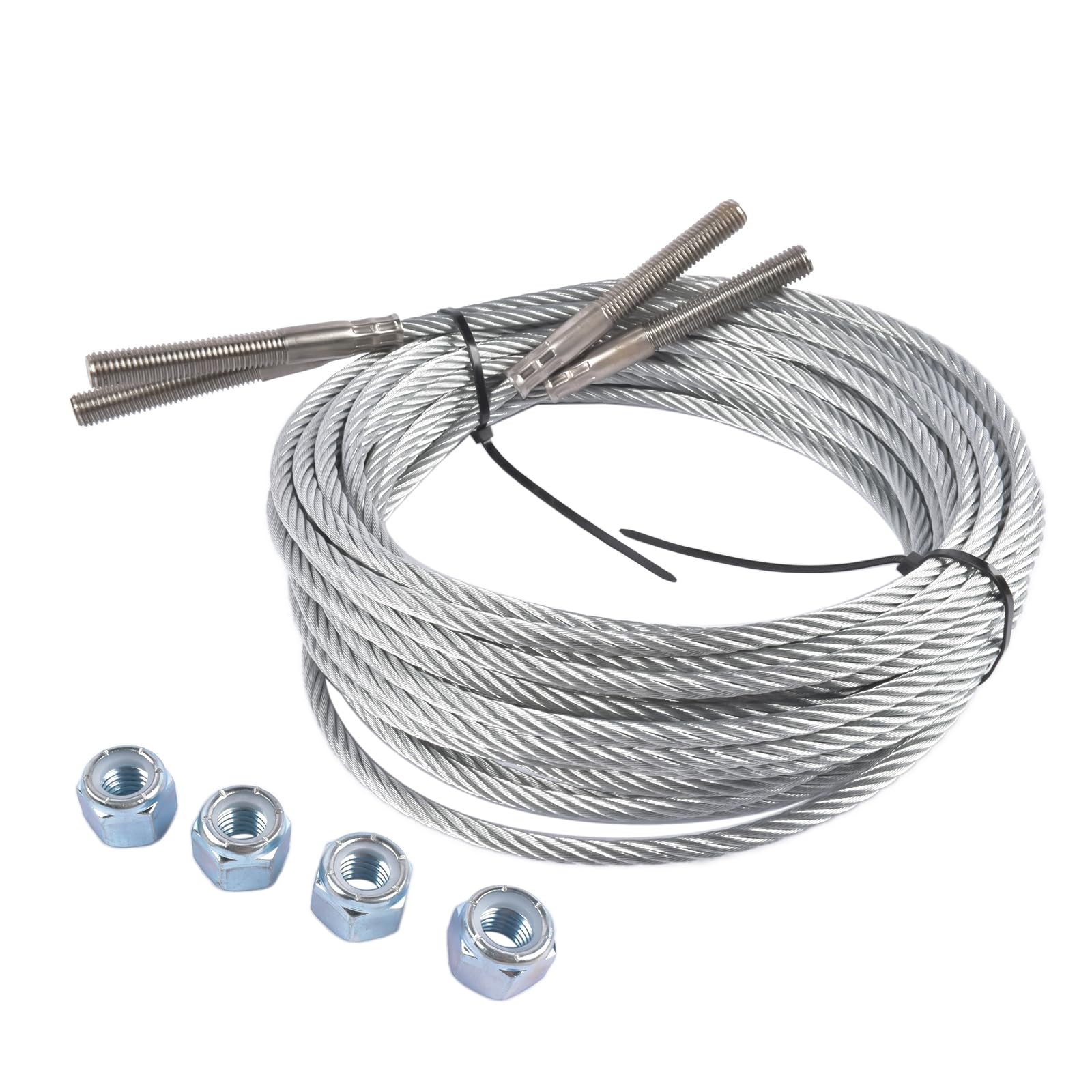 2PCS N374 Equalizer Cables 30' 3 3/16'' Replacement for Rotary Lift SPO10 Model SP7529-89 SP-7529-89 Diameter 5/16"
