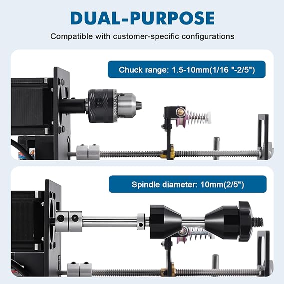 900 RPM automatic winding machine with automatic wire alignment, compatible with 18-46 AWG wire, ideal for horns, fishing lines and silk threads