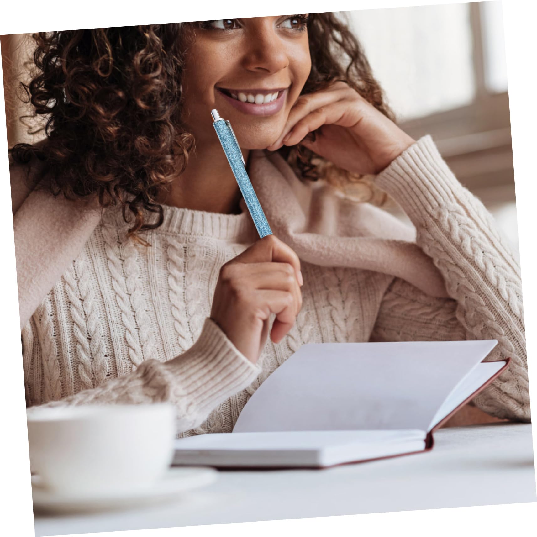 ABOOFAN 12pièces Stylo Publicitaire Métallique à Bouton-poussoir De Stylos Rétractables Multi-usages Fourniture De Bureau Et Pour Étudiants Et Professionnels