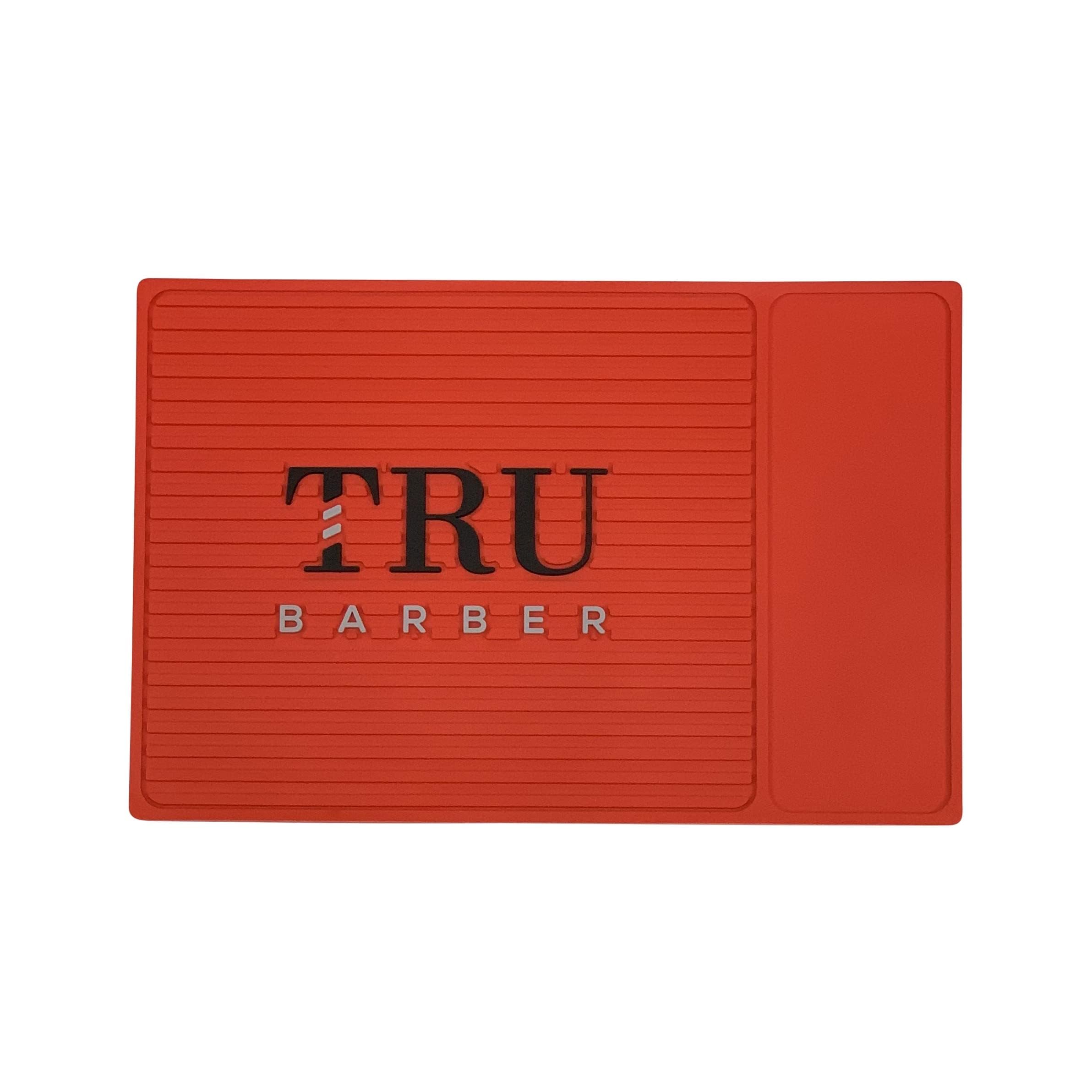 TRU BARBER Stationsmatte – 35,6x22,9 Cm, Rutschfest, Hitzebeständig Bis 220°C