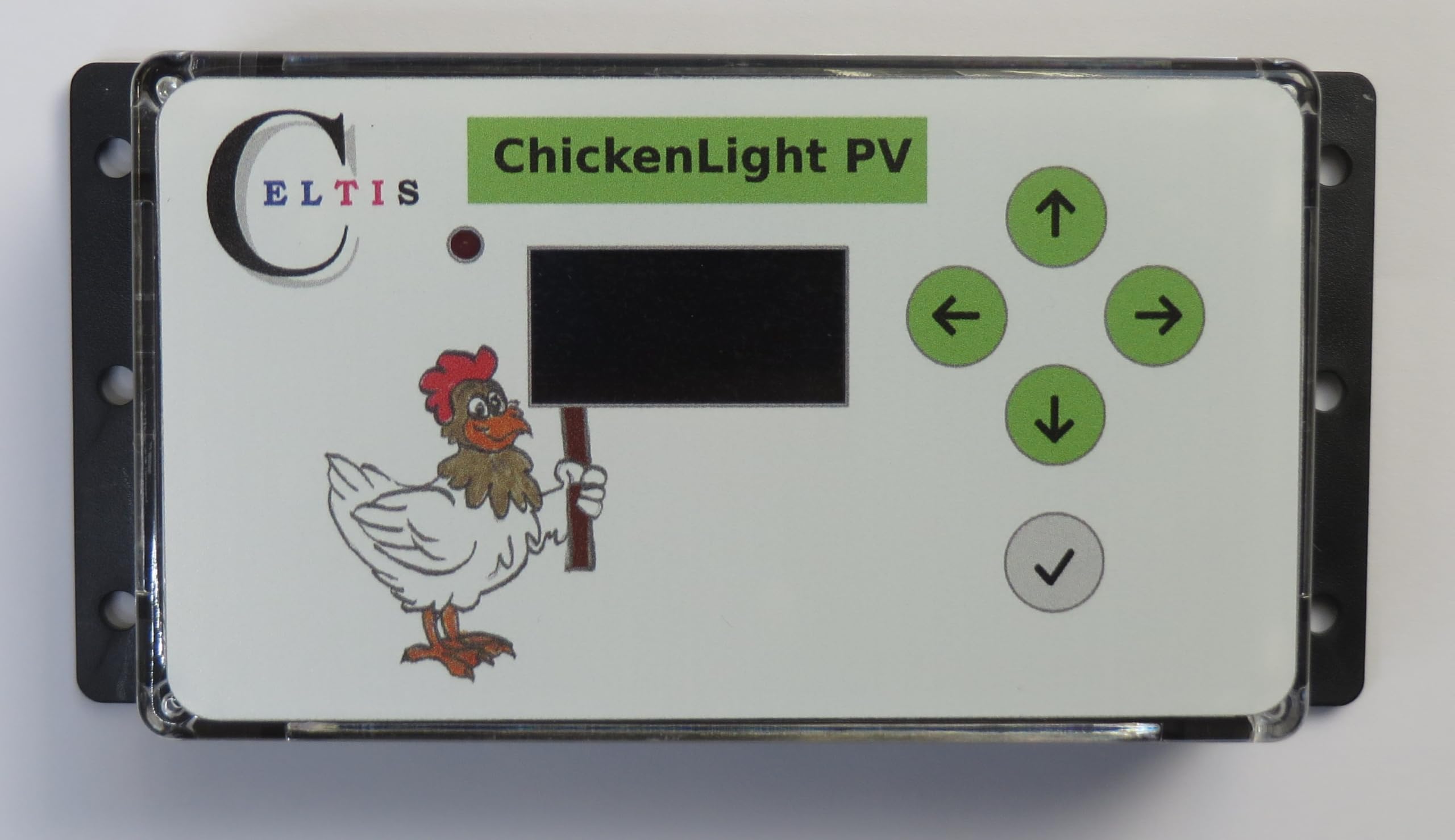 ChickenLight PV smarte Stallbeleuchtung mit Akku | Photovoltaik, berechnet Sonnenaufgang und Untergang, sanftes Dimmen