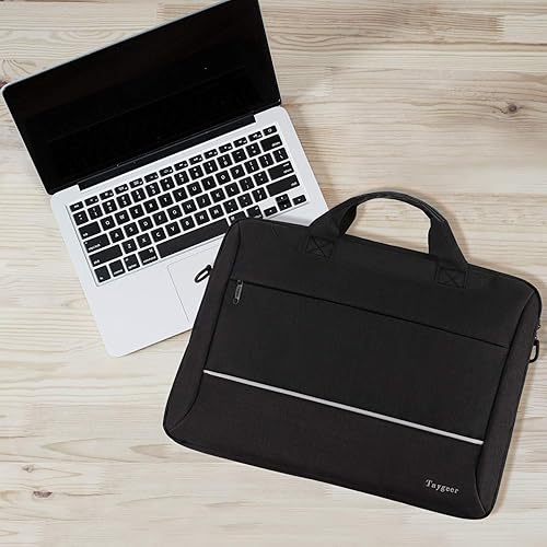 Miniatura 9 de Taygeer - Funda para laptop de 15.6 pulgadas, resistente al agua, funda de transporte para computadora duradera y delgada para hombres y mujeres,