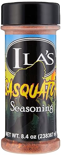 ILAS Foods Brand Sasquatch - Sazonador y condimento para barbacoa - 84 onzas 100 natural - Masaje seco para pollo y carne Sabrosa mezcla completa