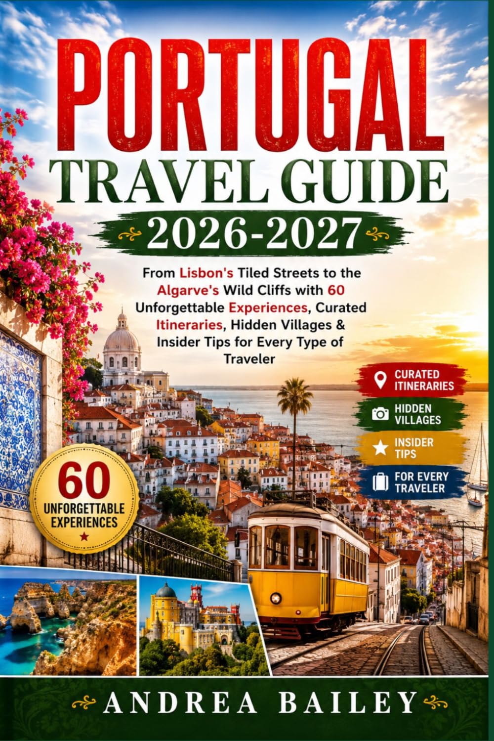 PORTUGAL TRAVEL GUIDE 2026-2027: From Lisbon's Tiled Streets to the Algarve's Wild Cliffs with 60 Unforgettable Experiences, Curated Itineraries, ... Tips (TRAVEL COMPANION GUIDEBOOK 2026-2027)