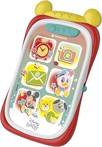 Clementoni Baby Mickey Juego Actividades bebé Smartphone Juguete a Partir de 9 Meses (17711), Multicolor