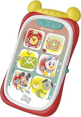 Clementoni Baby Mickey Juego Actividades bebé Smartphone Juguete a Partir de 9 Meses (17711), Multicolor