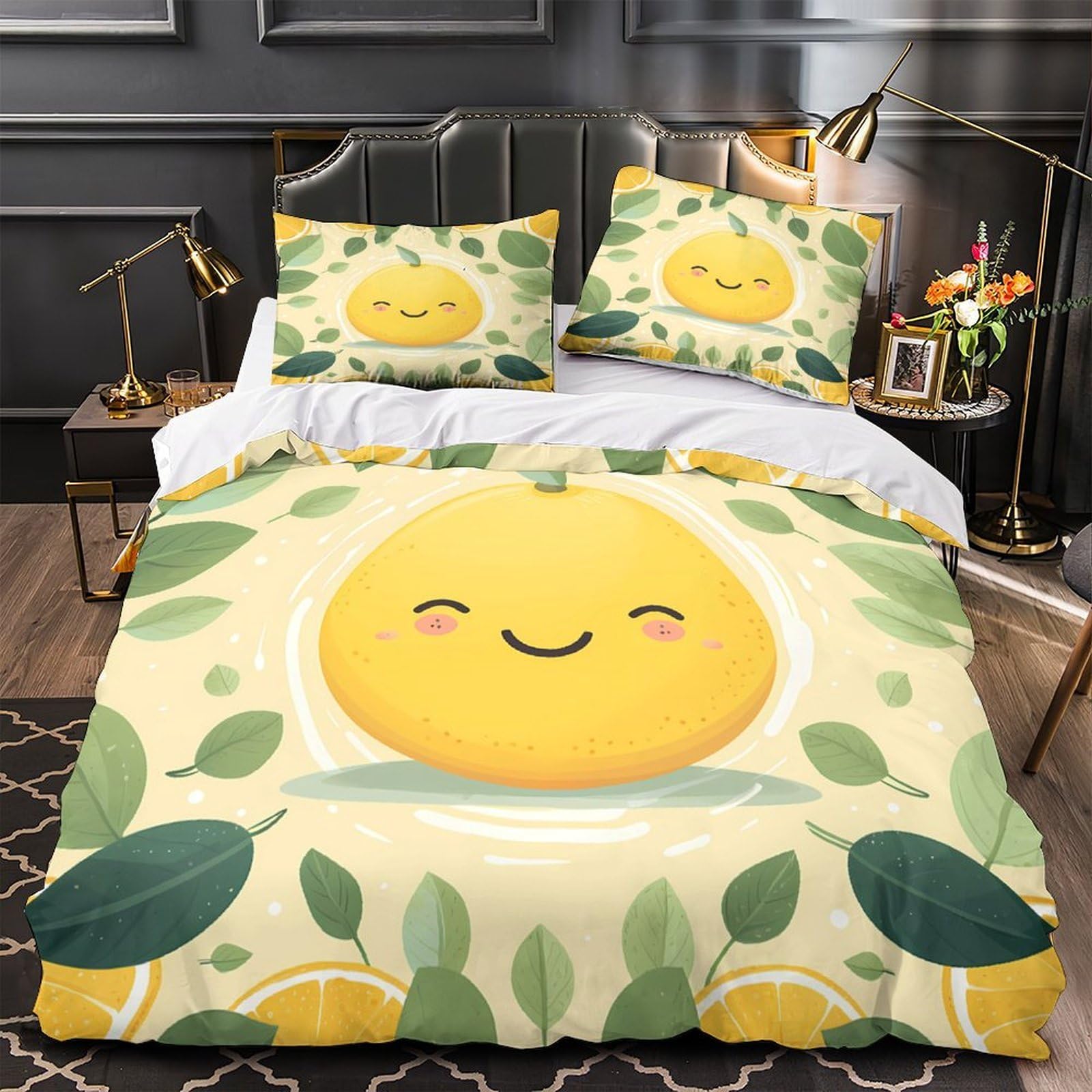 Housse de couette chats mignons respirante et hypoallergénique Super King