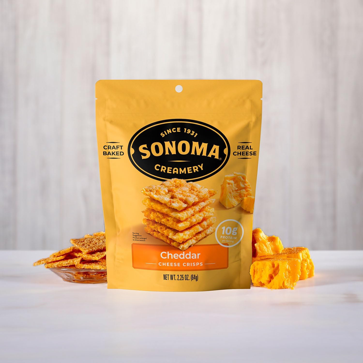 SONOMA CREERY Cheddar Crisps