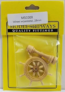 Model Shipways Helm & Pedestal, Boxwood 1-1/8