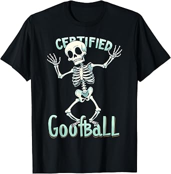 Goofy Skeleton Certified Goofball Retro Funny Internet Meme T-Shirt
