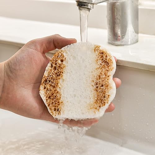 Miniatura 3 de Horaldaily Esponjas de cocina comprimidas de Pascua 2 esponjas de limpieza de celulosa para camiones de gnomo esponjas de limpieza de platos