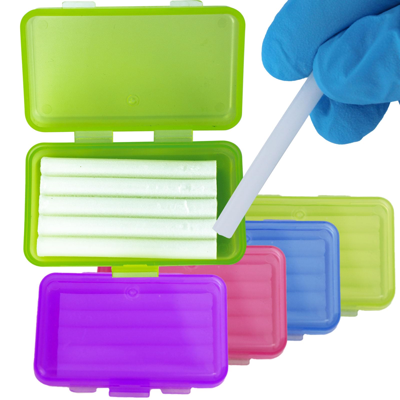 Omnia Orthodontic Wax for Braces | 20 Pcs Dental Care Braces Wax for Teeth with Colorful Storage Cases | Food Grade Ortho Brace Wax