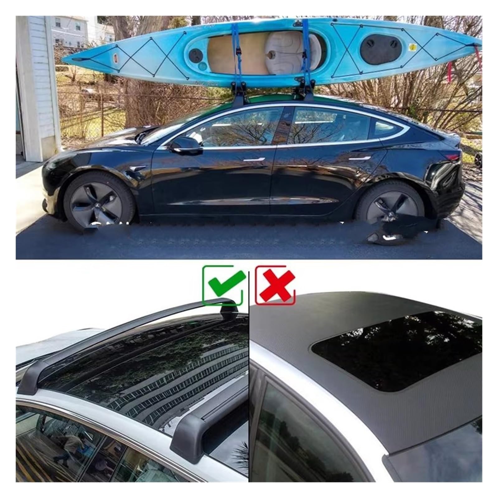 Barras Transversales De Techo Para Tesla Para El Modelo Y