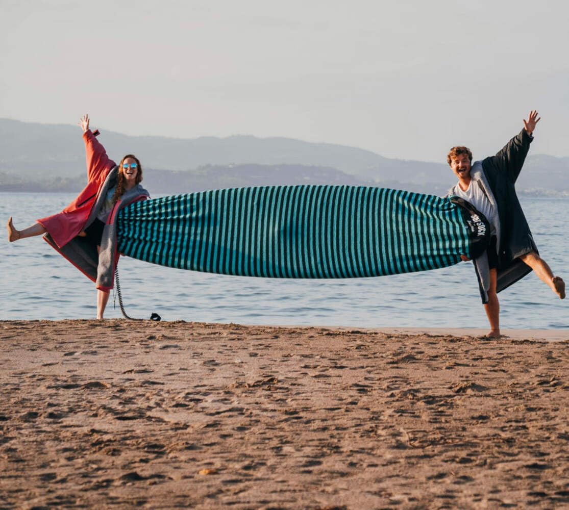 fatstick Housse de protection extensible pour planche à pagaie debout – Convient aux planches de 3 m à 3,5 m – Protège les planches de SUP et de surf – Peut également servir de serviette de plage ou